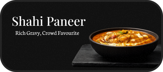 Shahi paneer signature card